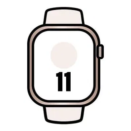 Apple Watch Series 11 GPS 46 mm - Reloj Inteligente con Correa Deportiva Rosa Rubor (M/L) en Color Oro Rosa - MEV74QL/A